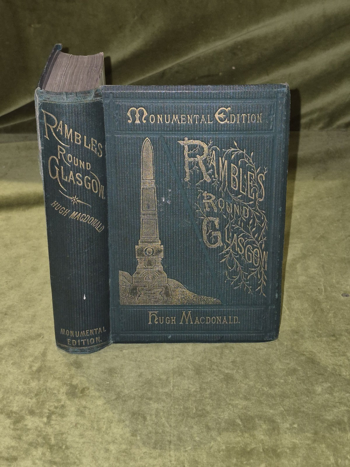Rambles Round Glasgow - Hugh Macdonald , Robert Lindsay Monumental Ed. c. 18540