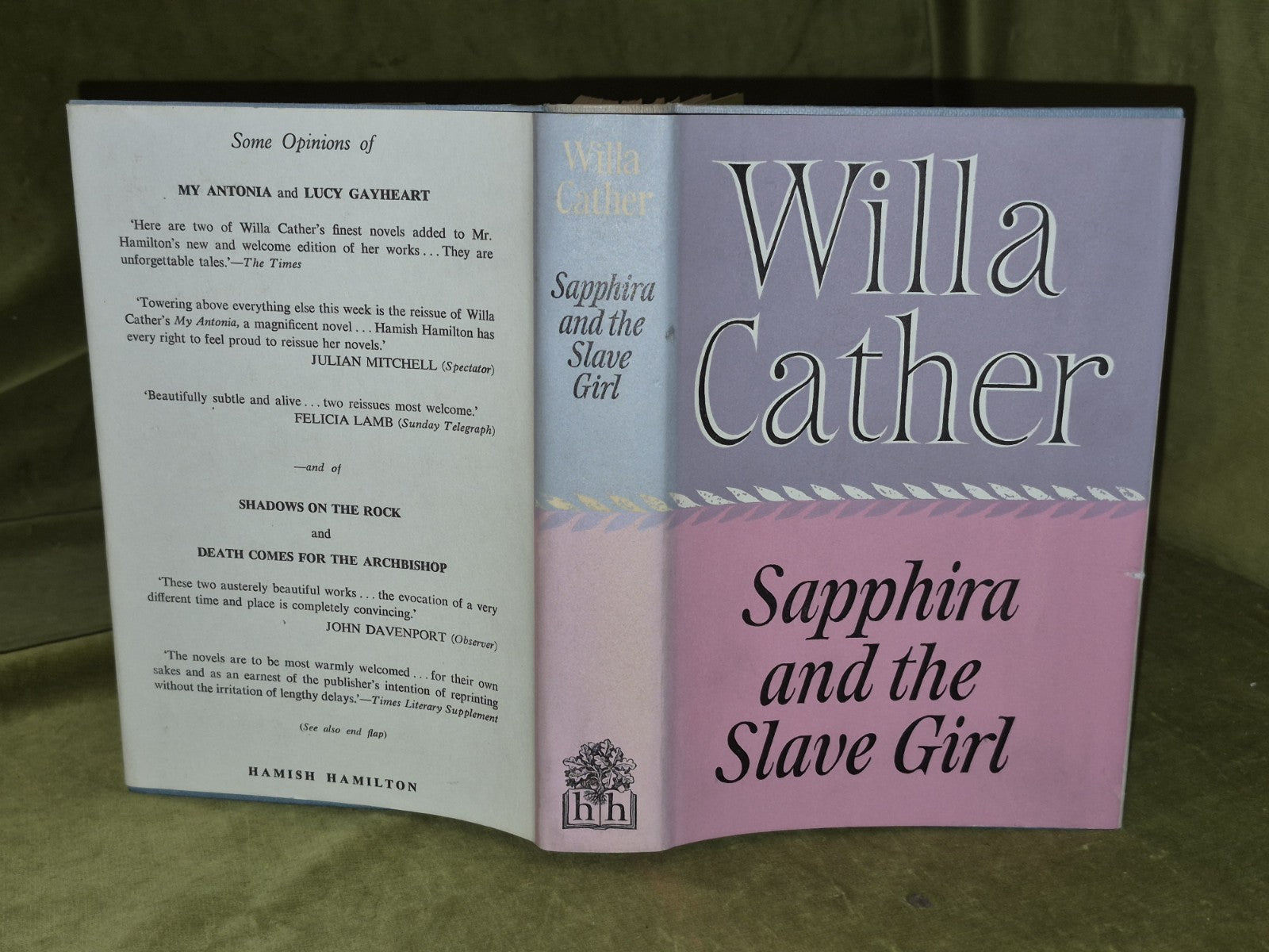 Willa Cather Lucy Gayheart O Pioneers! Sapphira and the Slave Girl A Lost Lady4