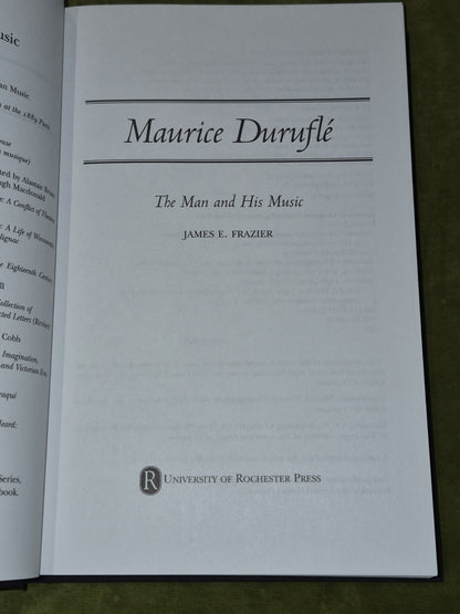 Maurice Duruflé – The Man and His Music Frazier Hardback (2007)4