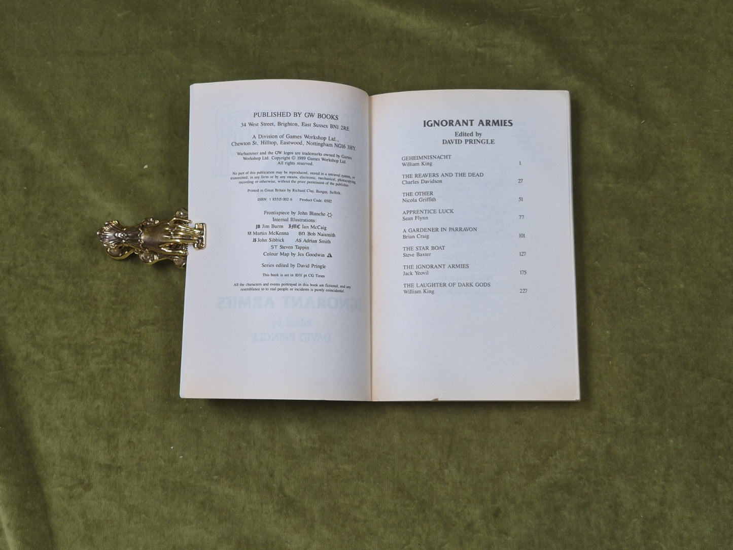 Warhammer IGNORANT ARIMES ed. David Pringle Paperback Games Workshop 19895