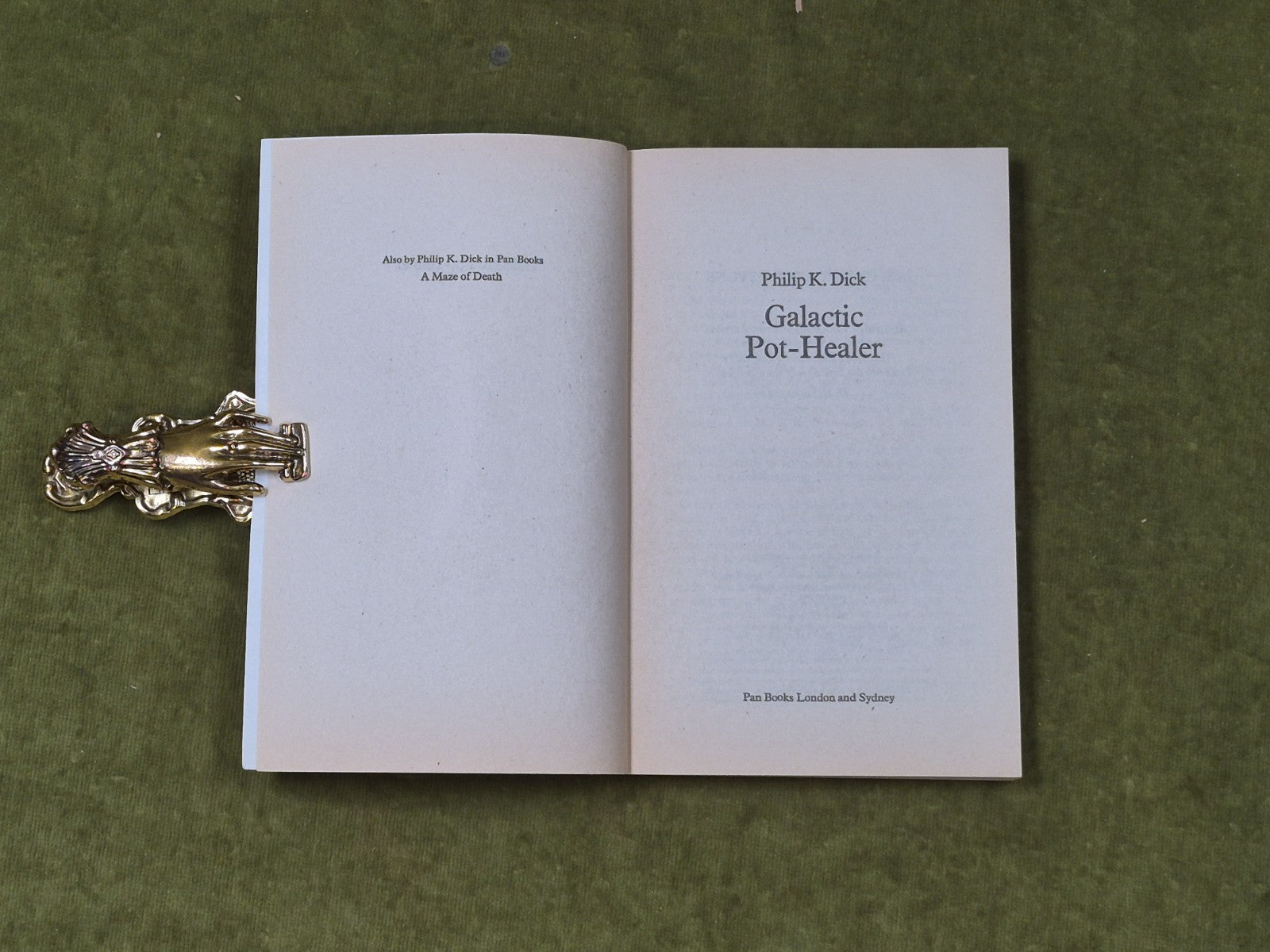 GALACTIC POT-HEALER By Philip K. Dick , Pan Publishing 1977 2nd Paperback3