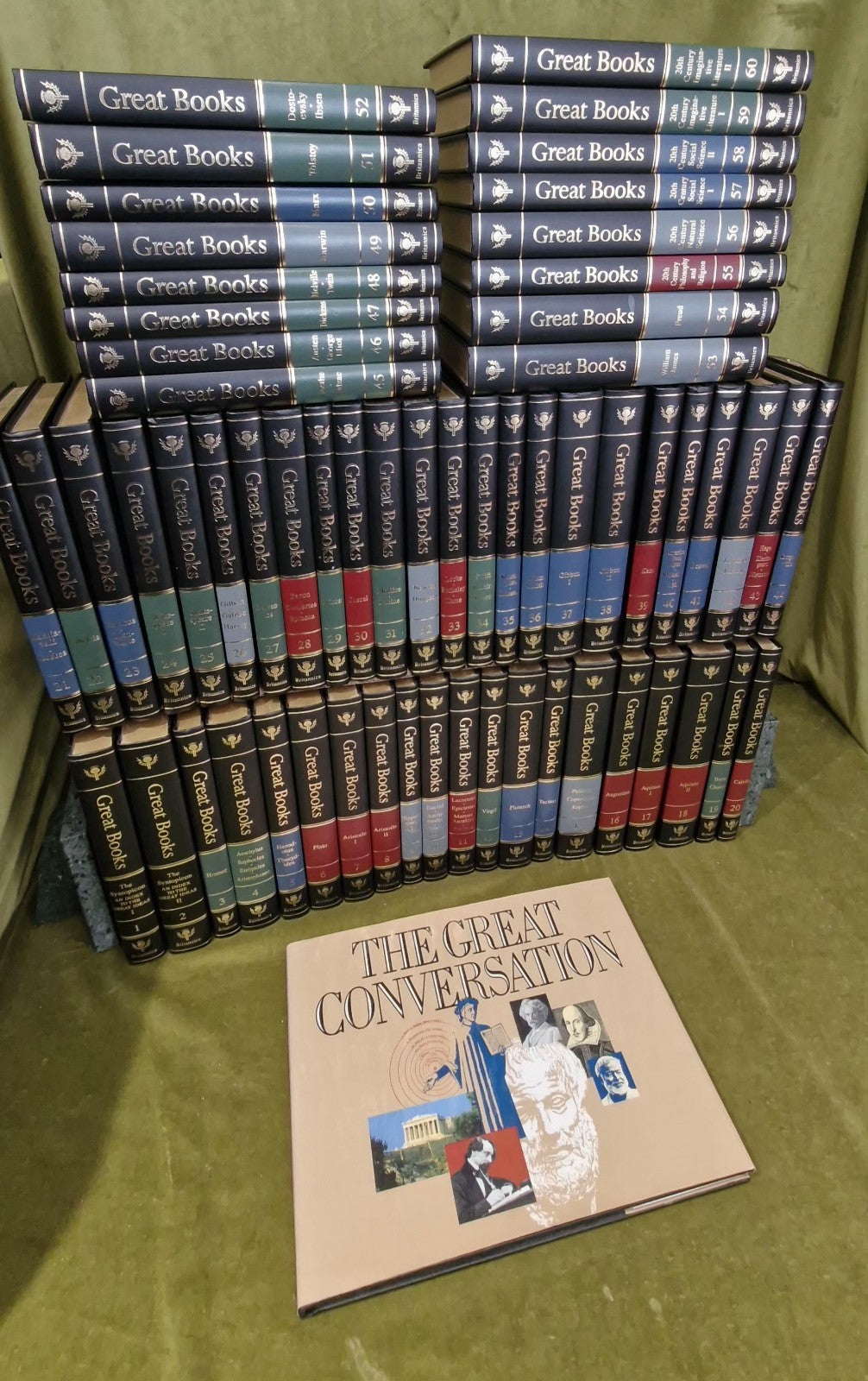 Britannica Great Books of the Western World 1992 Complete 60 Volume Set plus1