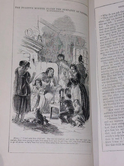 Uncle Toms Cabin (1852) Peoples Illustrated Edition. Rare Early Edition9