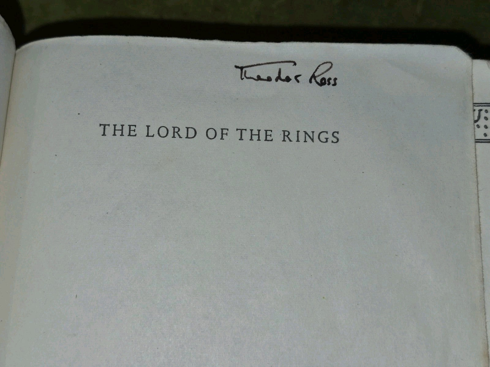The Lord of the Rings Trilogy Tolkien 1971 Seventh Impression Paperback6