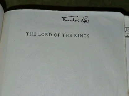 The Lord of the Rings Trilogy Tolkien 1971 Seventh Impression Paperback6