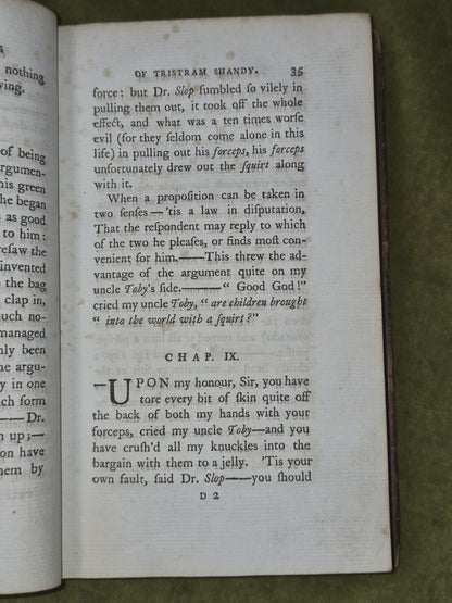 The Works of Laurence Sterne 1780 Volume 2 W Strahan Odd Volume7