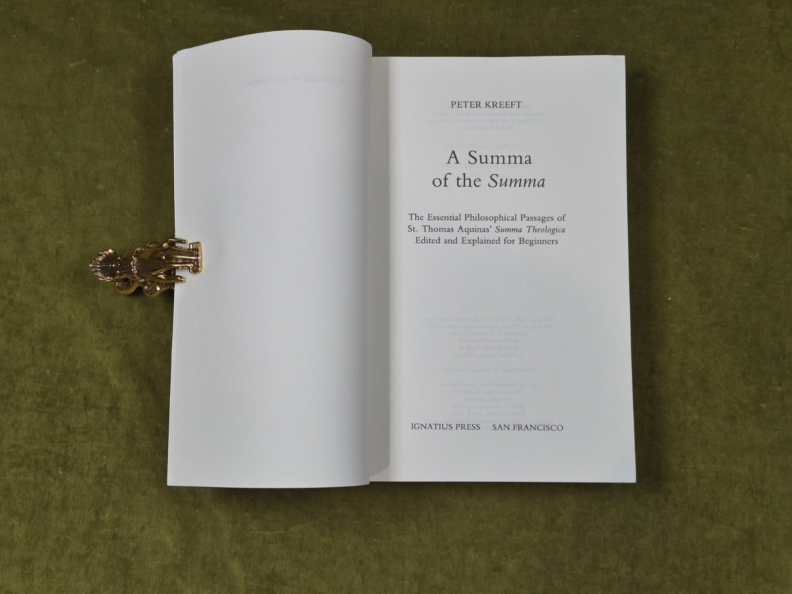 Summa of the Summa -Peter Kreeft , Ignatius 1990 Paperback3