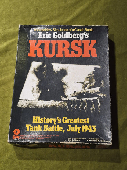 SPI Wargame Eric Goldberg's Kursk Box complete, punched.0
