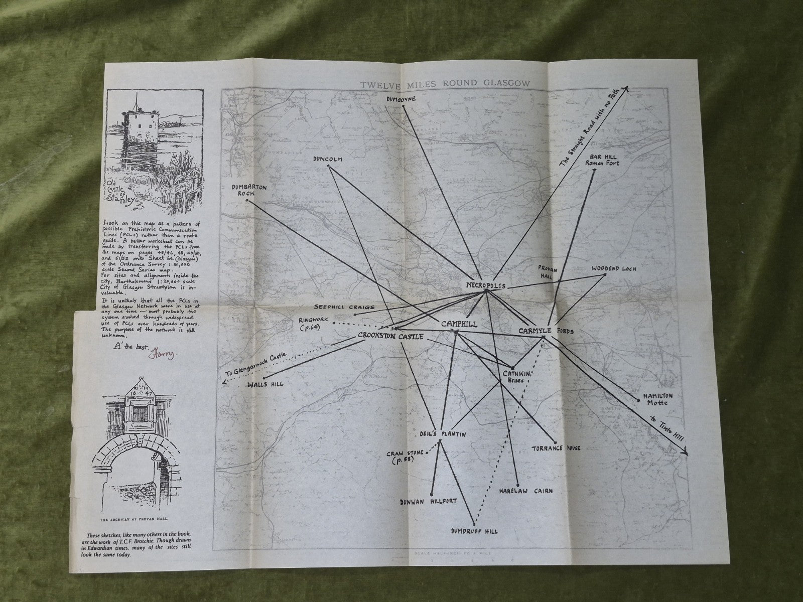 Glasgow's Secret Geometry Harry Bell 1984 Leyline Publications First Edition5