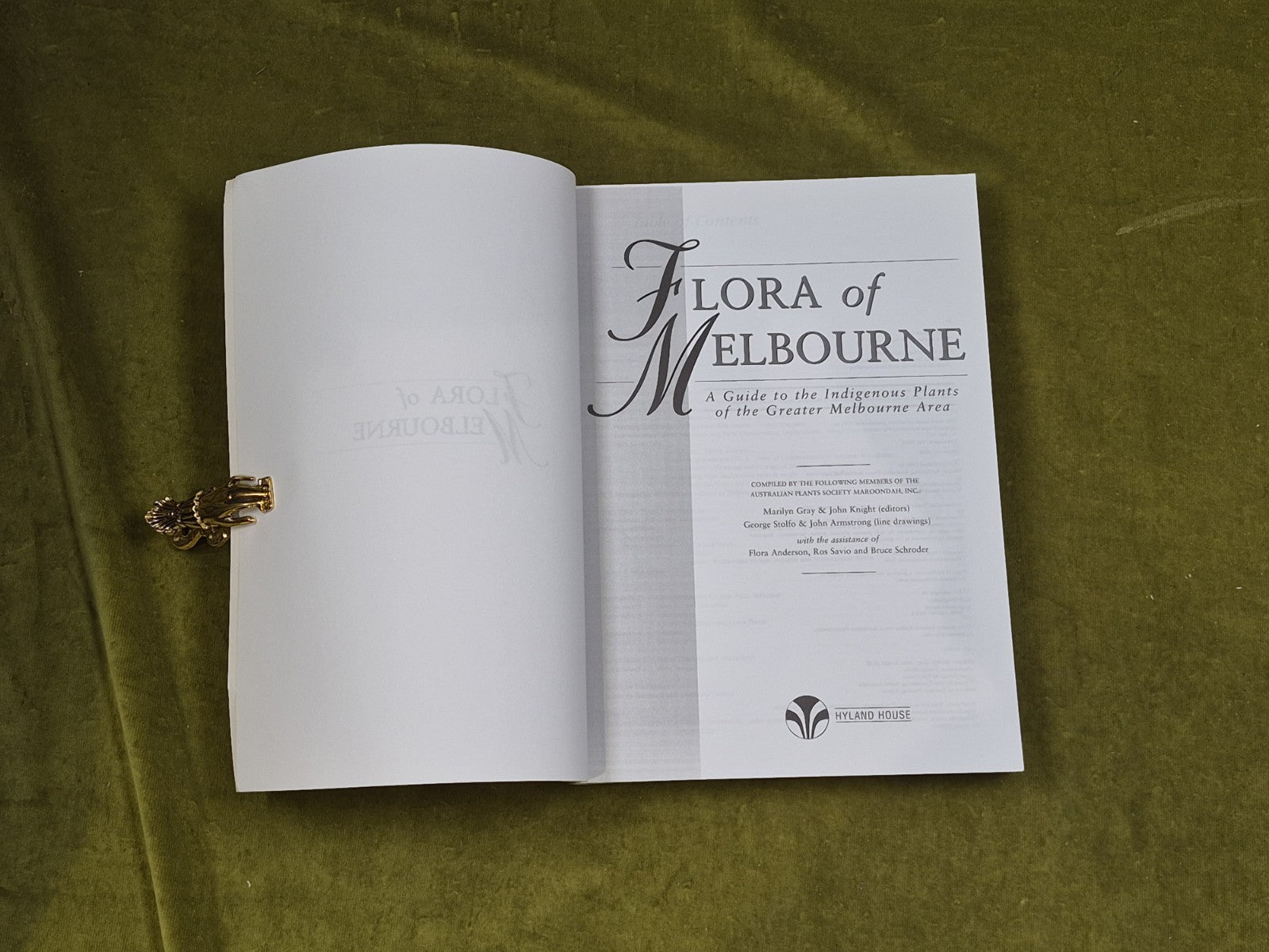 2001 Flora of Melbourne A Guide to the Indigenous Plants 3rd Ed - Hyland Press3
