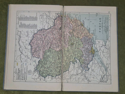 Administrative Atlas of Scotland Philip's 1909 County Maps5
