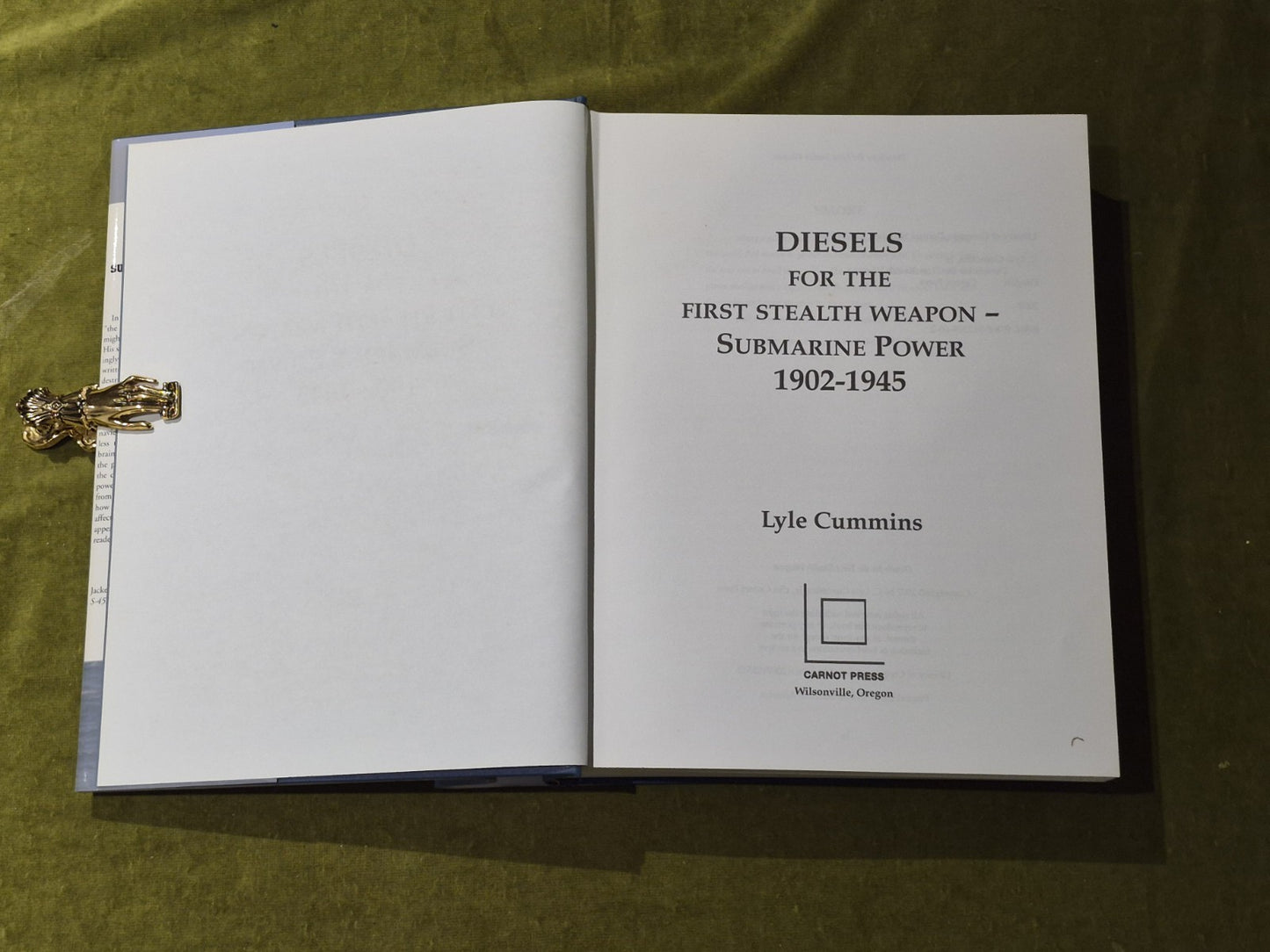 Diesels For The First Stealth Weapon: Submarine Power 1902-1945 by Lyle Cummins3
