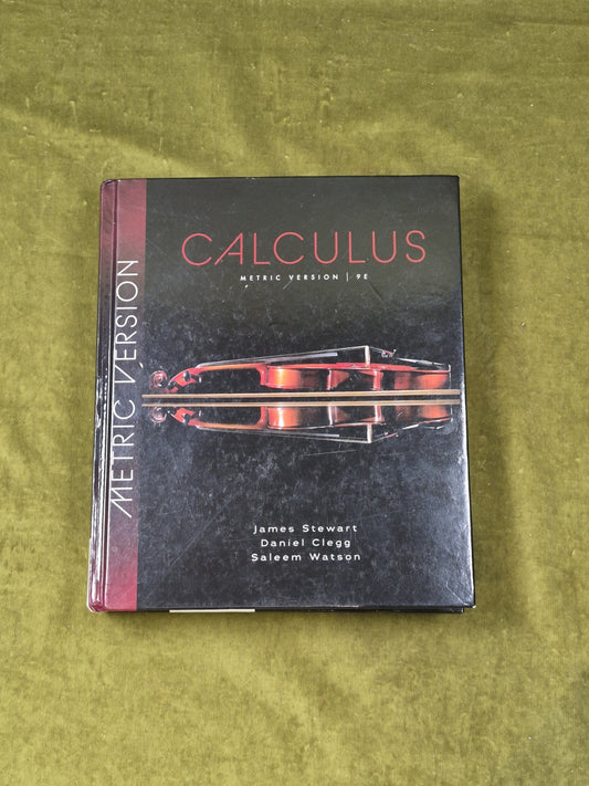 Calculus , Metric Edition (9E) - James Stewart , Daniel K. Clegg , Saleem Watson0