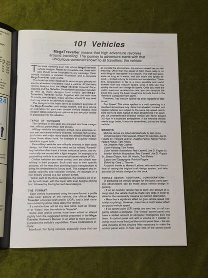 MEGATRAVELLER  - 101 Vehcles - An Illustrated Catalog2