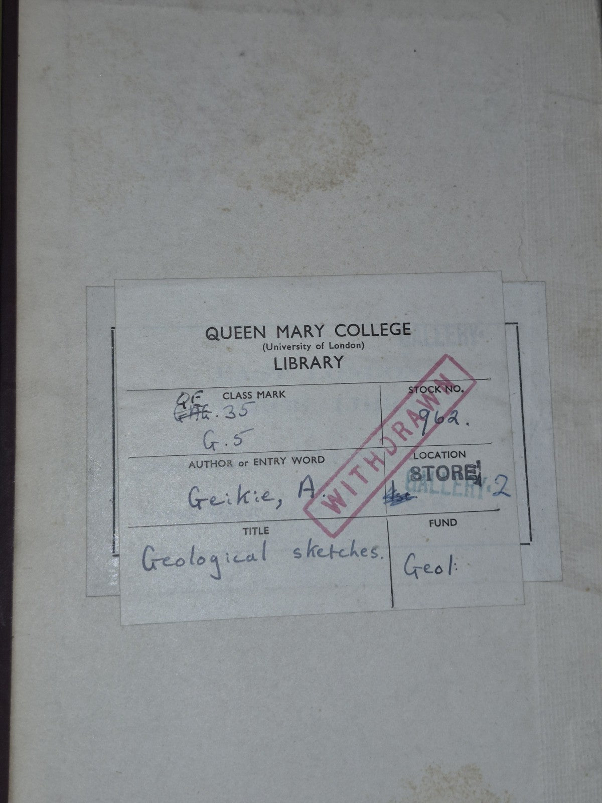 Geological Sketches At Home And Abroad Archibald Geikie 18823