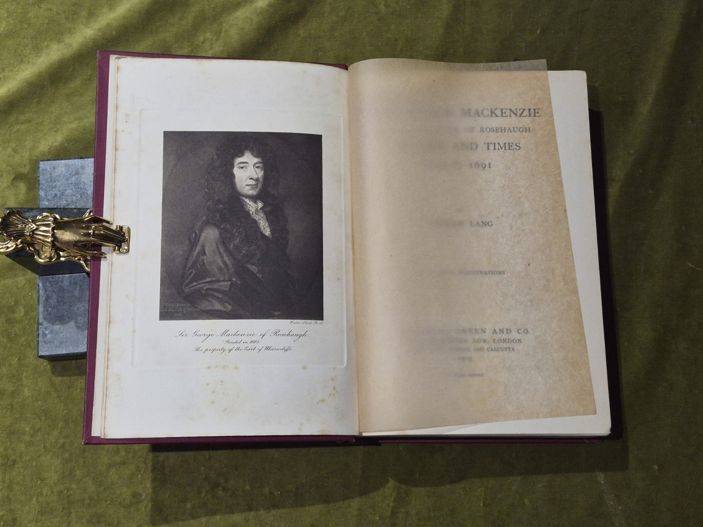 Sir George Mackenzie, His Life and Times 1636(?)-1691 - Andrew Lang5