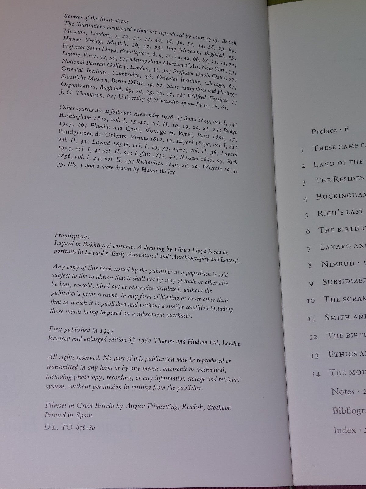 FOUNDATIONS IN THE DUST: STORY OF MESOPOTAMIAN By Seton Lloyd  1980 Hardcover 4