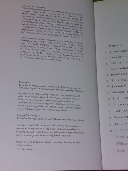 FOUNDATIONS IN THE DUST: STORY OF MESOPOTAMIAN By Seton Lloyd  1980 Hardcover 4