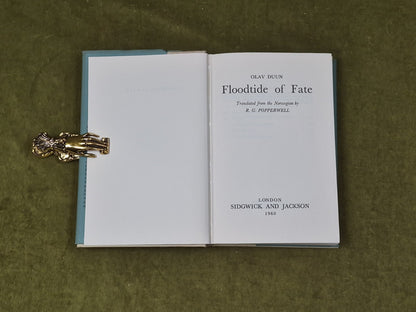 Olav Duun, trans R G Popperwell / Floodtide of Fate - Siggewick Jackson 1960 1st4
