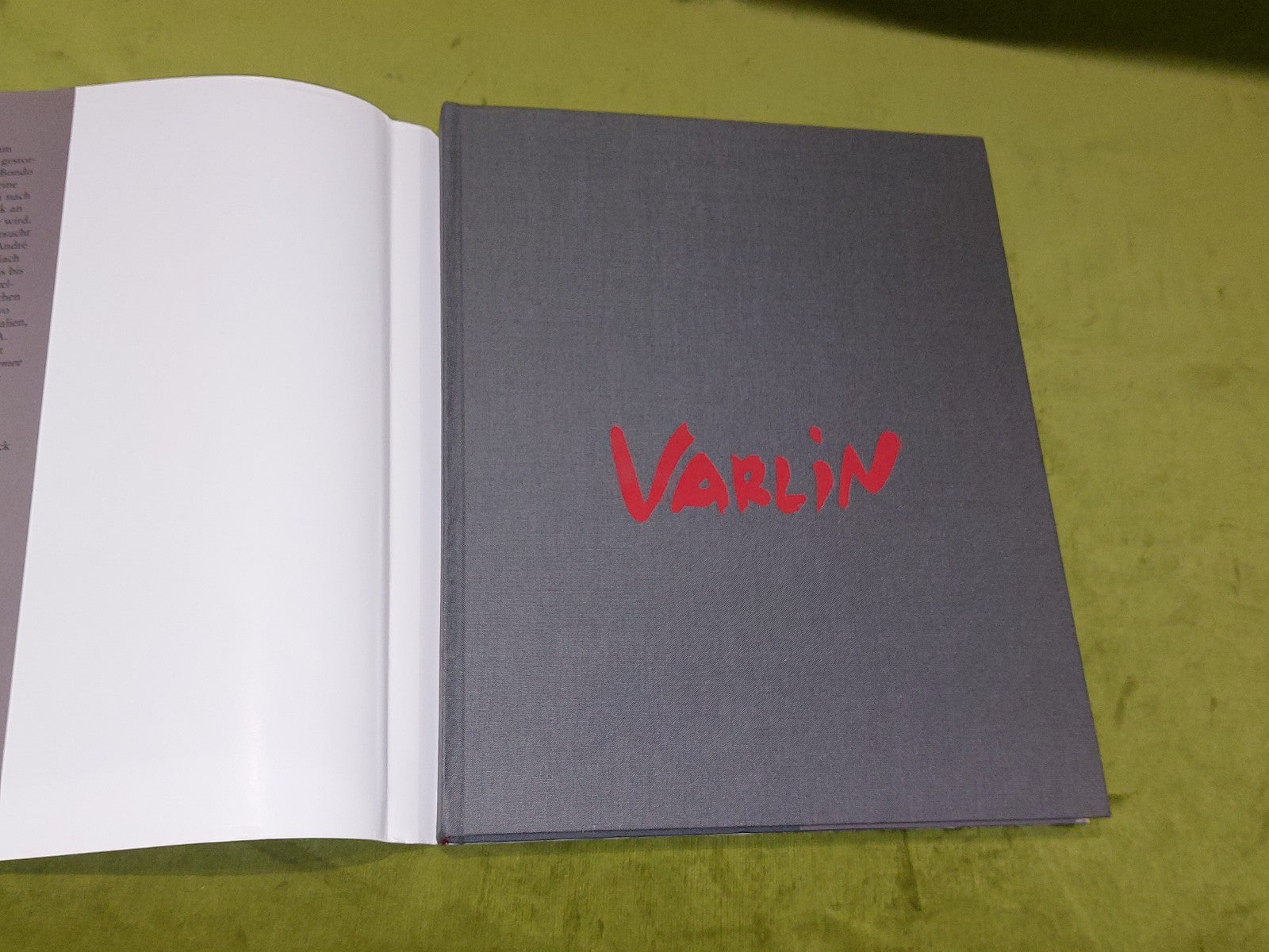 Varlin  Art Book  Tedeschipellanda & Guggenheim (2000) German Hb3