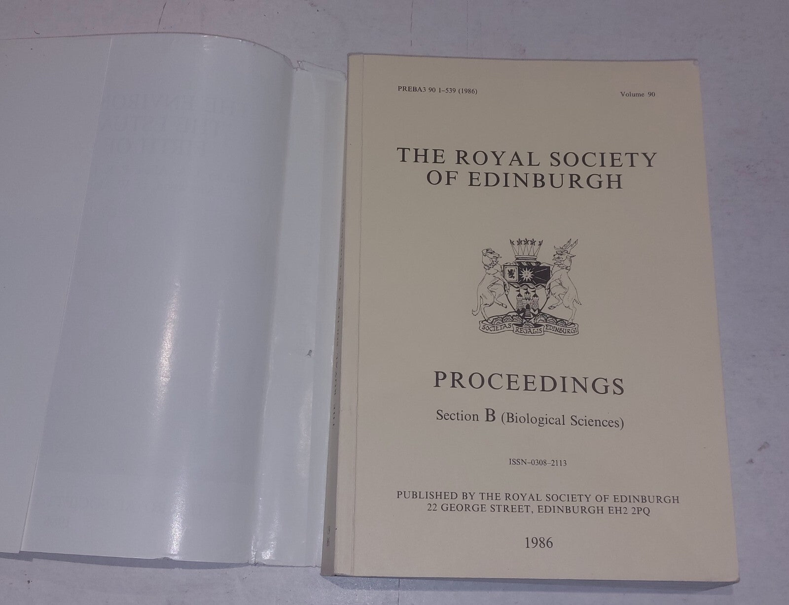 The Environment Of Estuary And Firth Of Clyde (1986) Allen Et Al. [Royal Society2