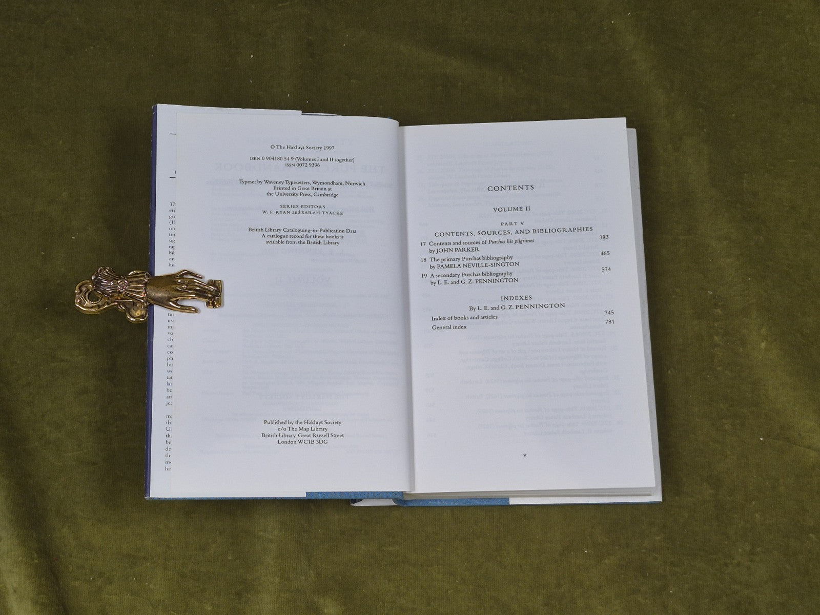 The Purchas Handbook 1577-1626: Volume II - ed. L.E. Pennington, Hakluyt Society4
