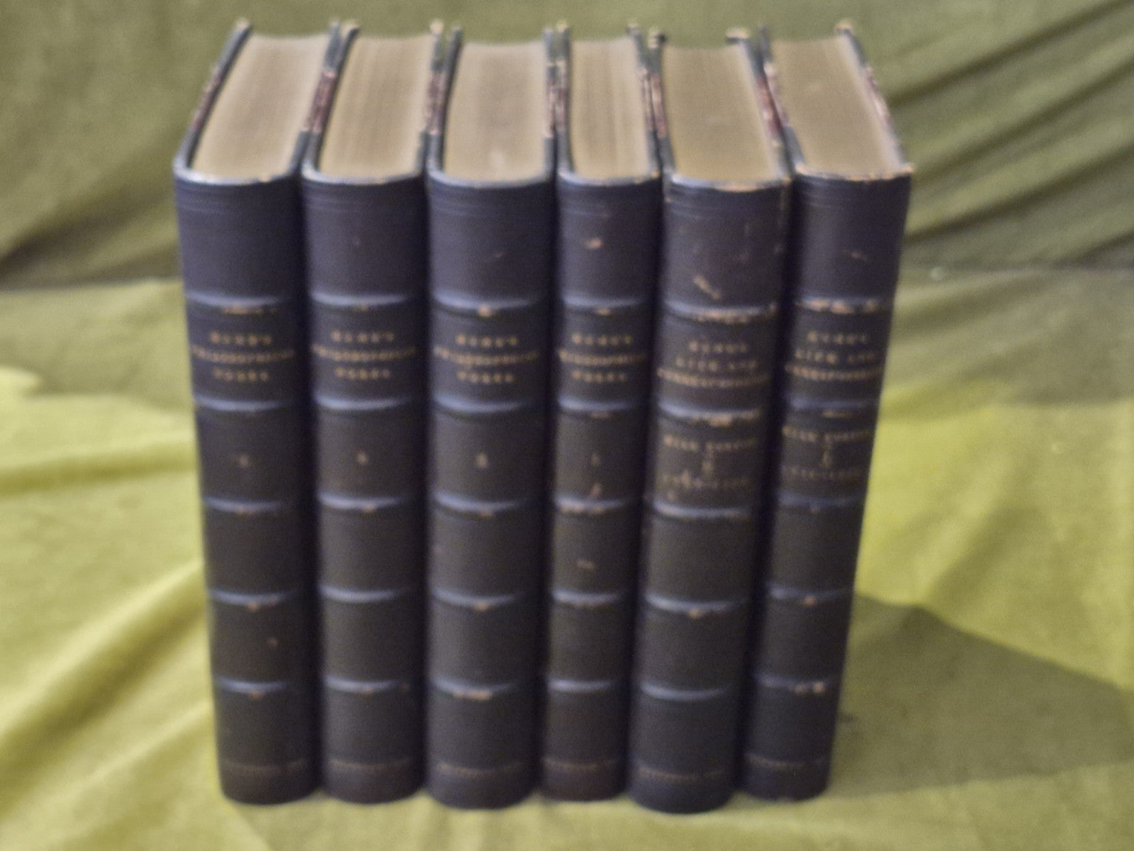 Hume's Philosophical Works (1826) & Correspondences (1846) - Black & Tait 1st Ed0