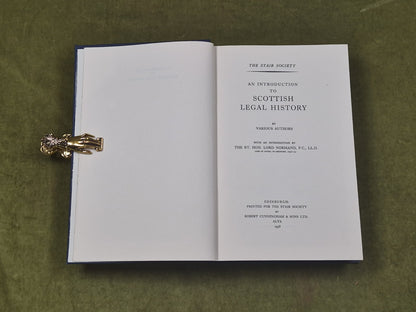 An Introduction to Scottish Legal History - Lord Normand , 1958 Stair Society 203
