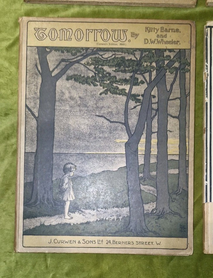 Kitty Barne - Celandine's Secret, Timothy's Garden, Winds, To-Morrow, Curwen Lot4