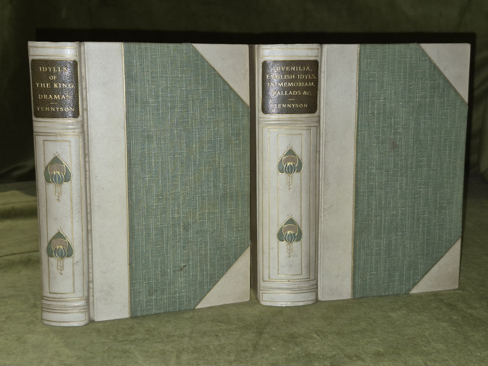 Tennyson Vellum Talwin Morris Art Nouveau Bindings Idylls of the King 19083