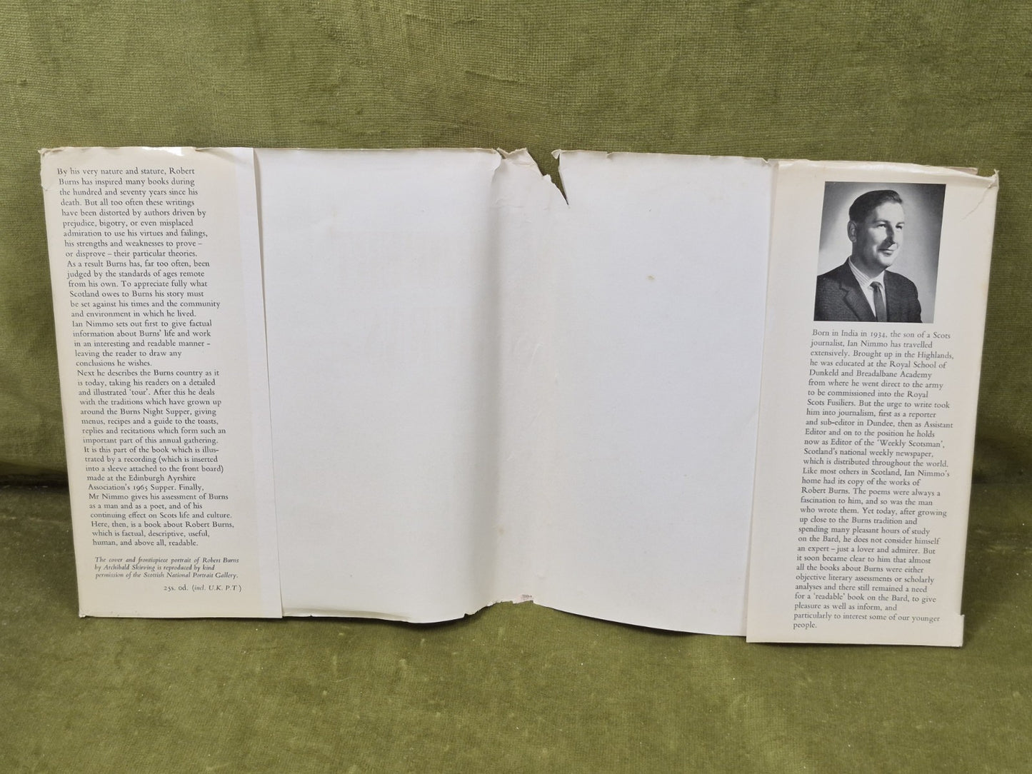 Robert Burns Life and Tradition in Words and Sound Ian Nimmo Record 19652