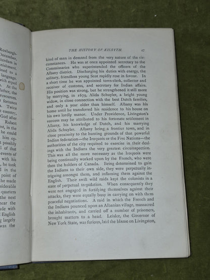 Kilsyth a Parish History (1893 First) Rev. Peter Anton Glasgow John Smith & Son5