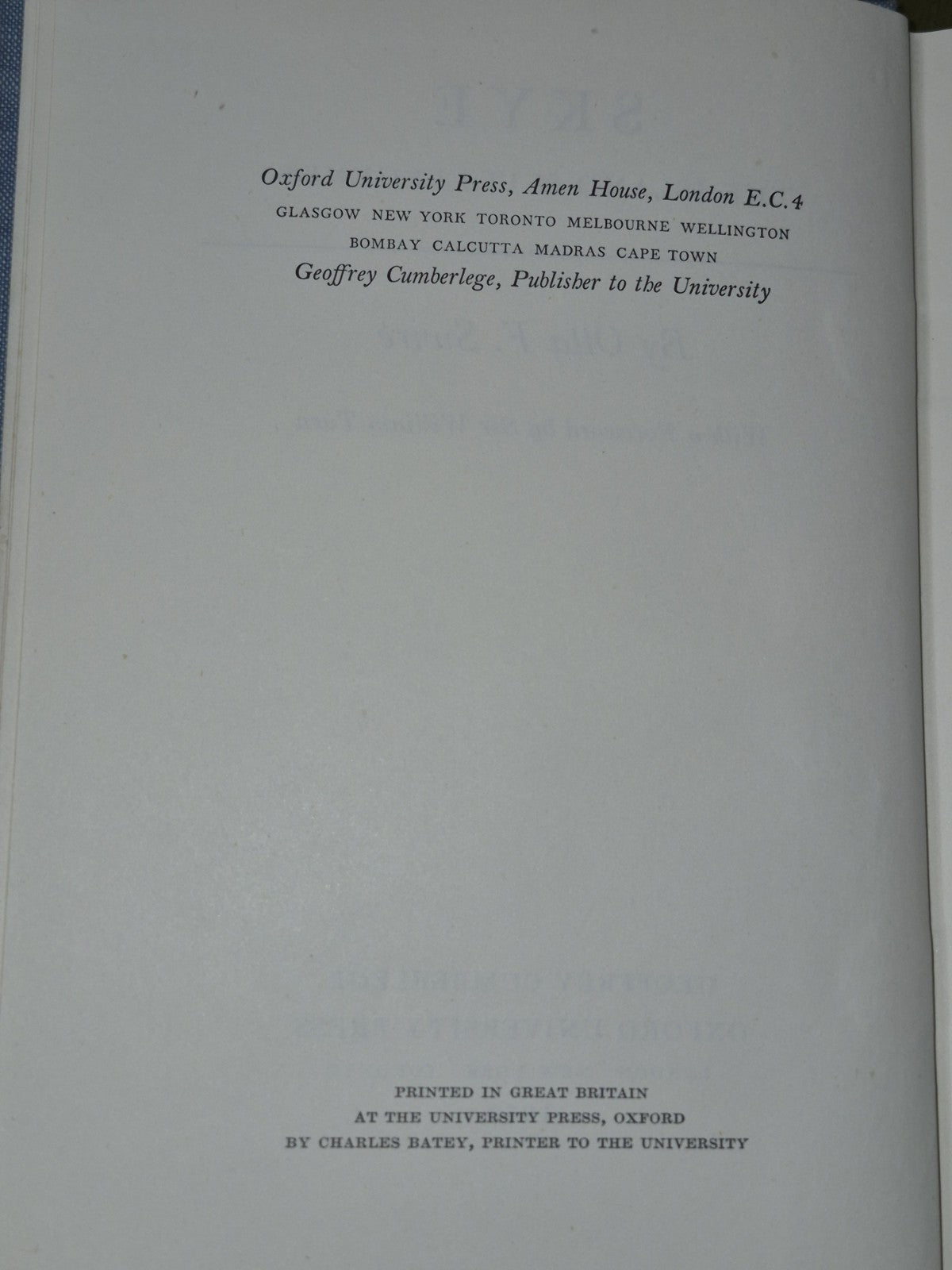 Skye the Islands and Its Legends 1952 First Edition Otta F Swire3