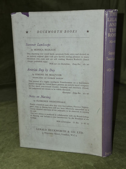 The Lilac and the Rose Susan Tweesmuir 1952 Dustjacket1