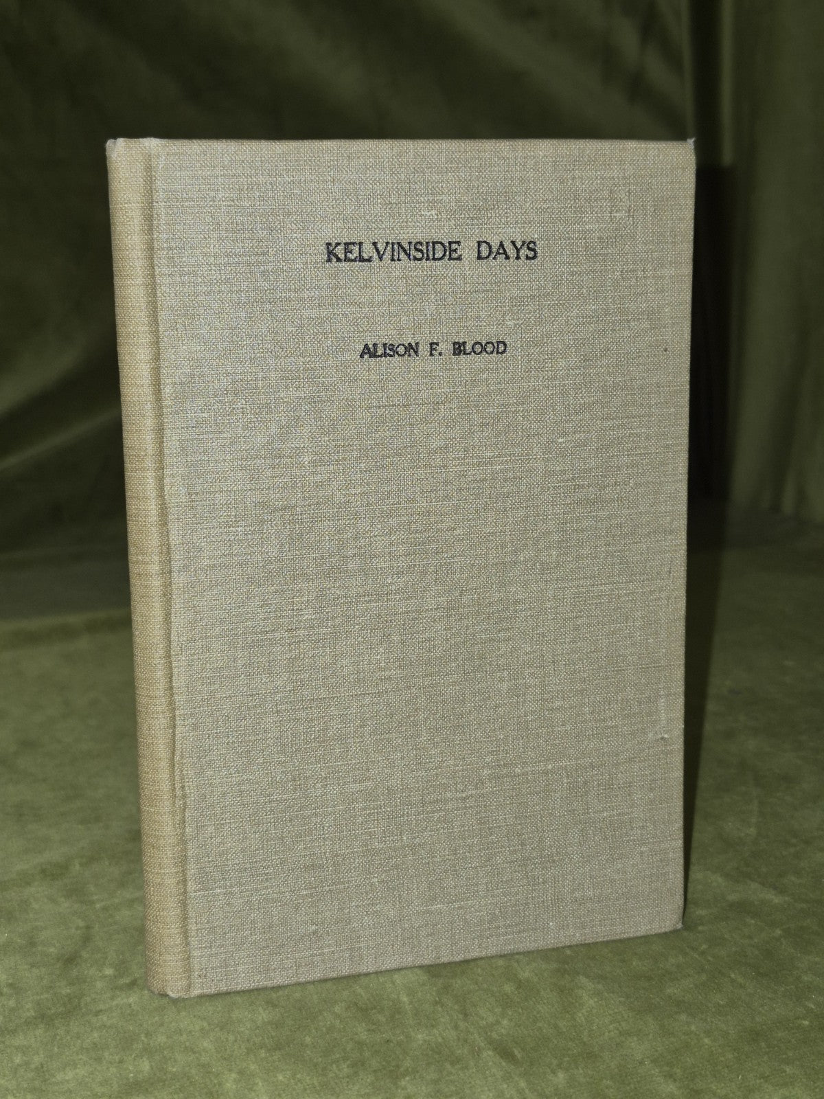 Kelvinside Days Alison Blood 1929 John Smith & Son Glasgow0