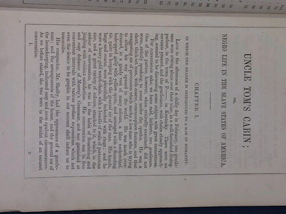 Uncle Toms Cabin (1852) Peoples Illustrated Edition. Rare Early Edition7
