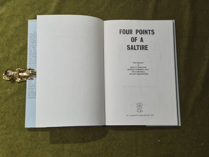 Four Points of a Saltire The Poetry of MacLean, Hay, Neill, MacGregor HC DJ5