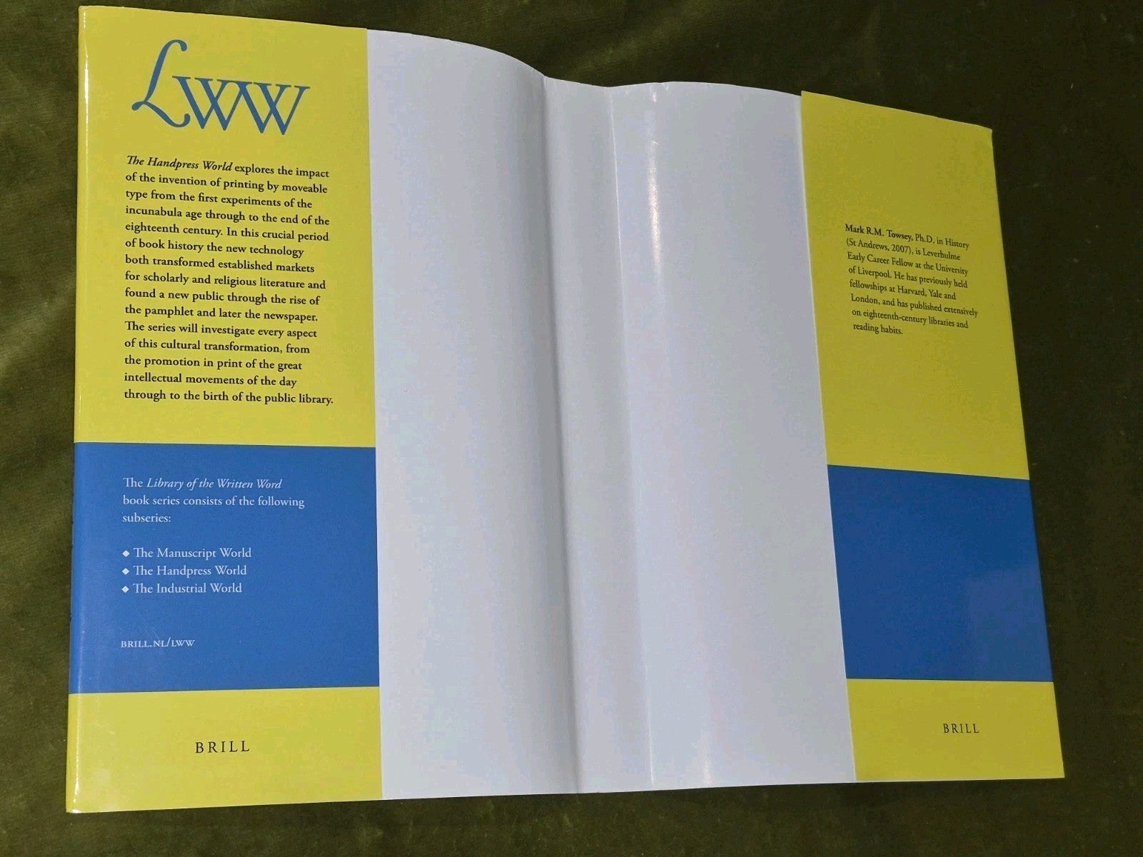 Readign the Scottish Enlightenment (2010) Mark Towsey Hardcover2