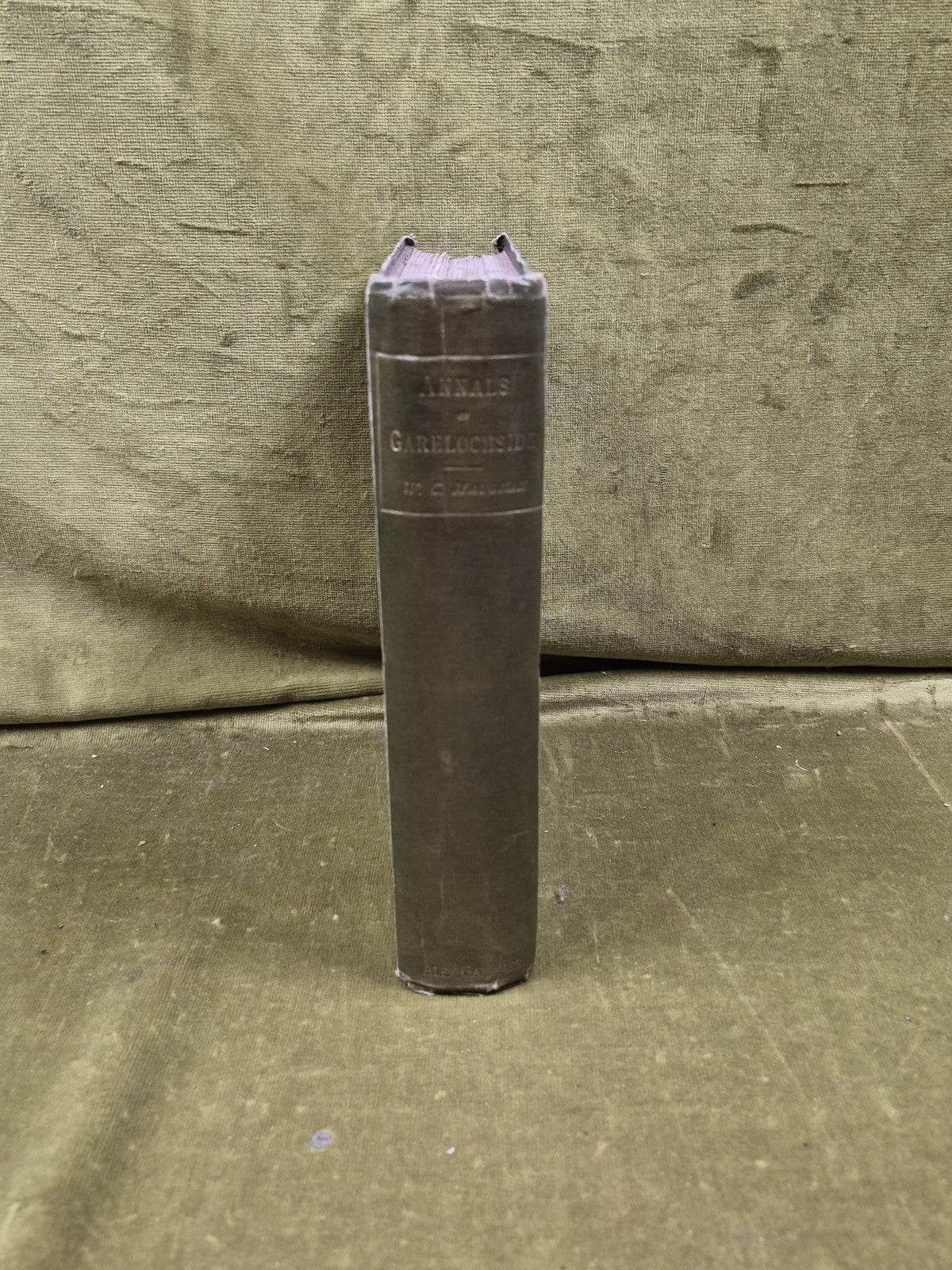 Annals of Garelochside by W. C. Maughan , Alexander Gardner 1896 1st HB3