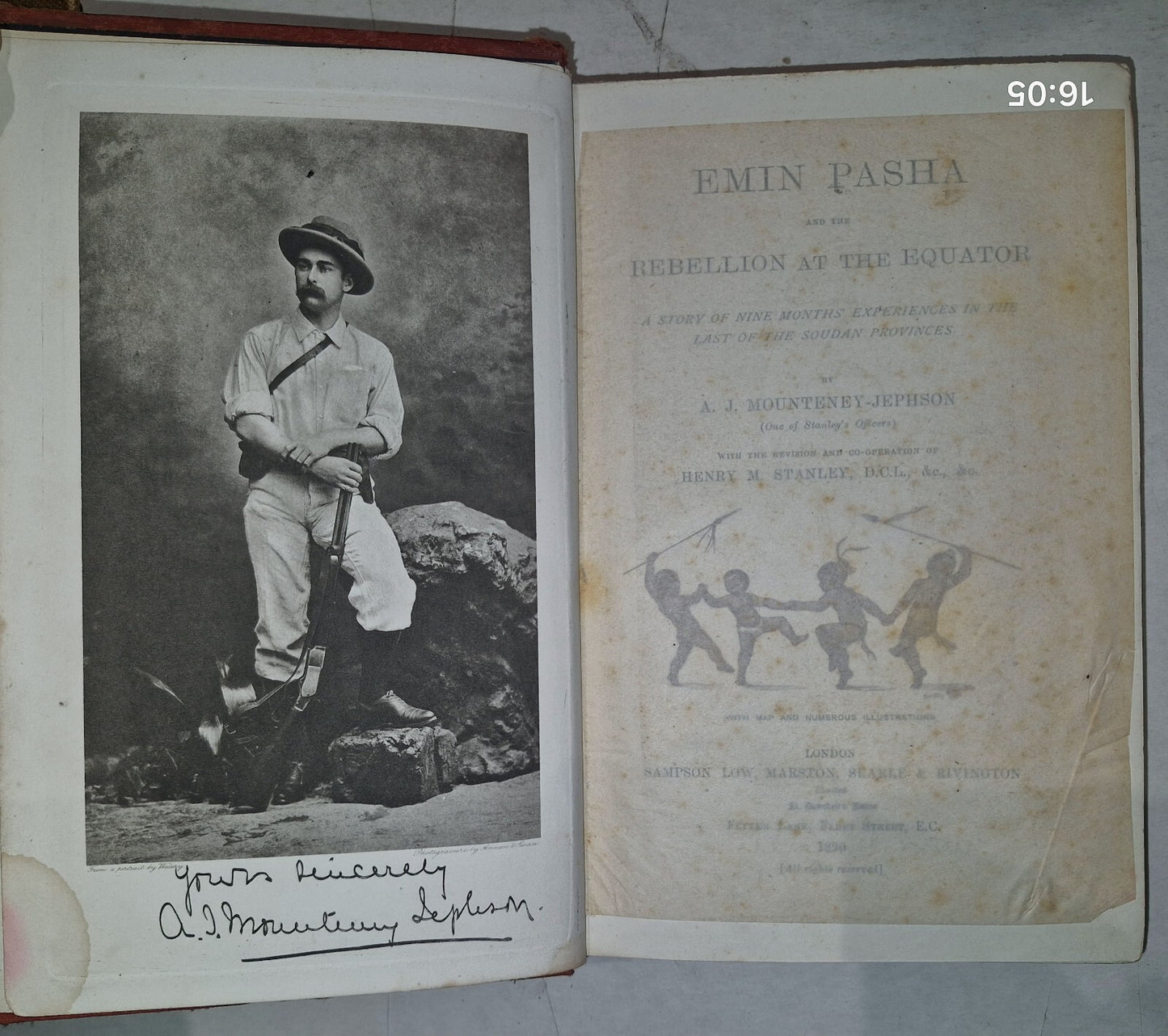 1890 Emin Pasha and the Rebellion at the Equator A.J. MounteneyJephson.6