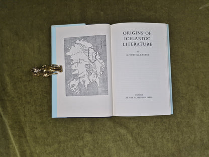 ORIGINS OF ICELANDIC LITERATURE By G Turville-Petre - 1975 Oxford HB DJ4
