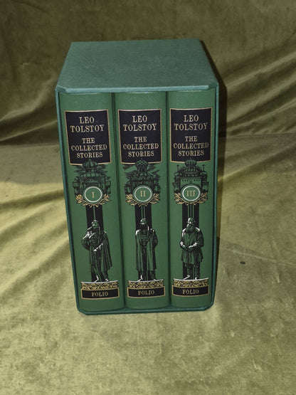 The Collected Stories of Leo Tolstoy - 3 volumes - Folio Society  - 2007 - VGC1