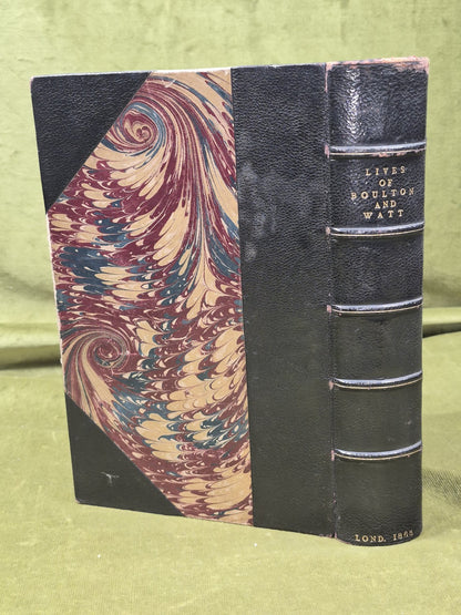 1865 Lives of Boulton and Watt First Edition Leather Binding Illustrated1