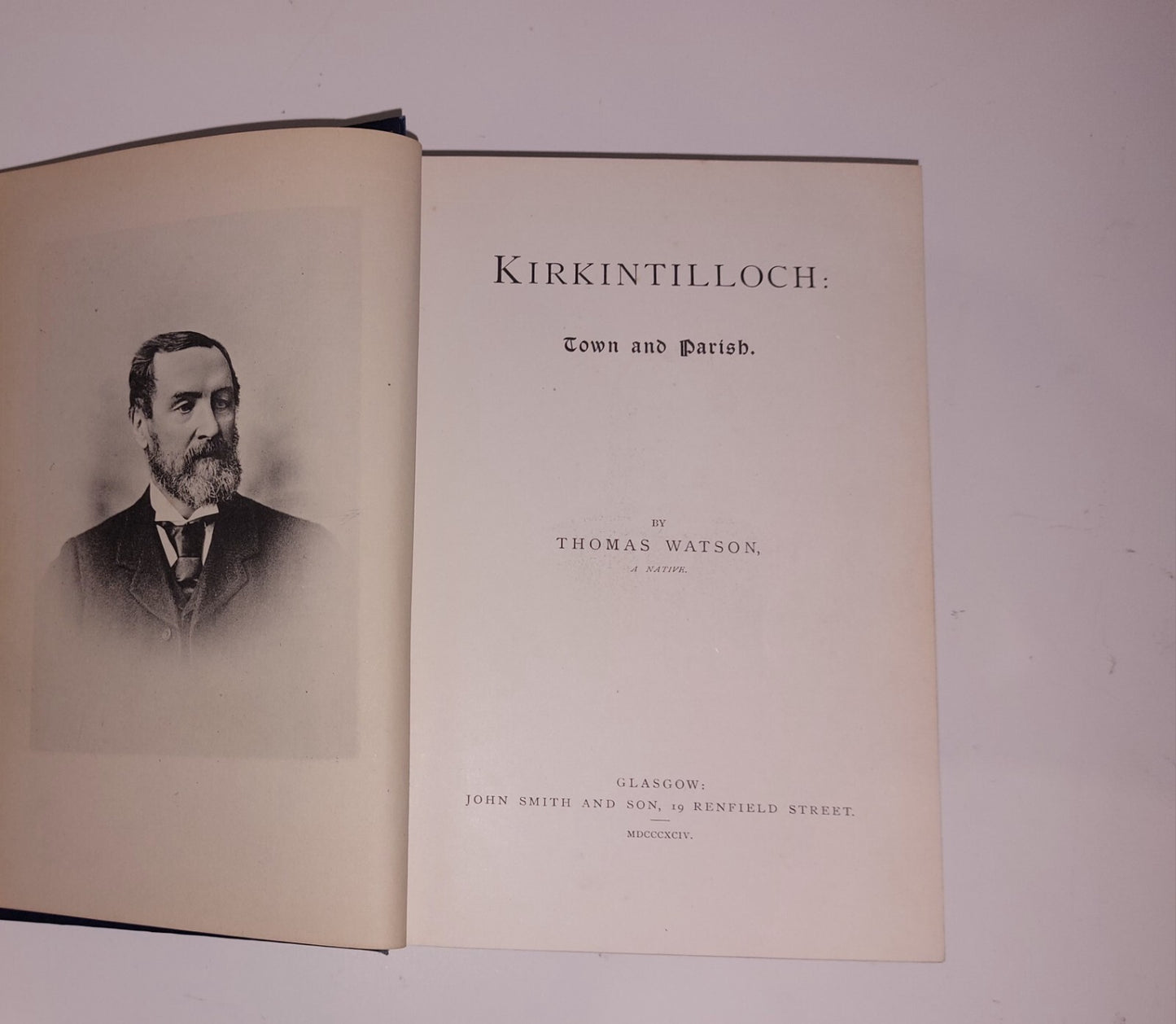 Antiquarian Book Kirkintilloch: Town And Parish By Thomas Watson3