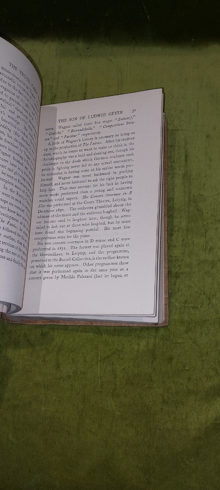 The Truth About Wagner By Philip Hurn & Waverley Root [Cassell & Co] 1930 Hb4