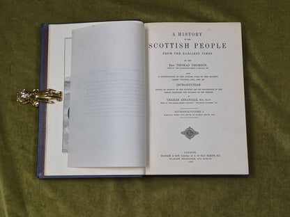 A History of The Scottish People in 6 Vols - Thomas Thomson , Blackie 18936