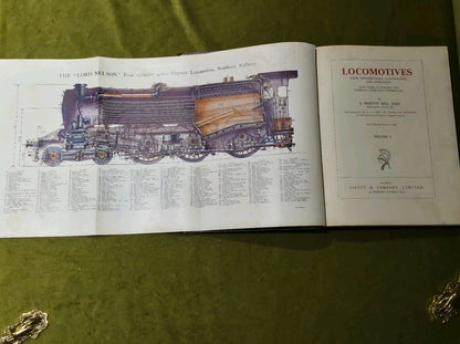 Locomotives by A Morton Bell, 6th edition 1948, Virtue & Company, in 2 volumes3