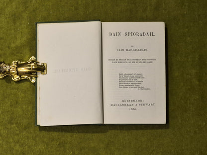 Dain Spioradail - Iain Mac-Gilleain , Maclachlan & Stewart 18804