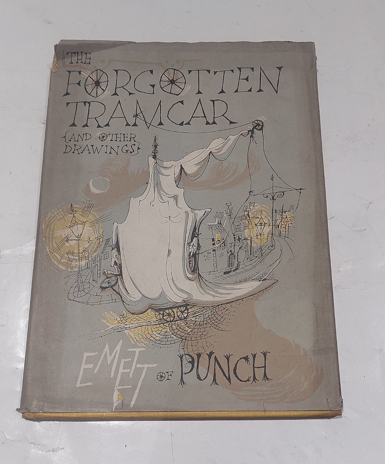 The Forgotten Tramcar and Other Drawings, Emet of Punch, Faber (1952) Hb Book0