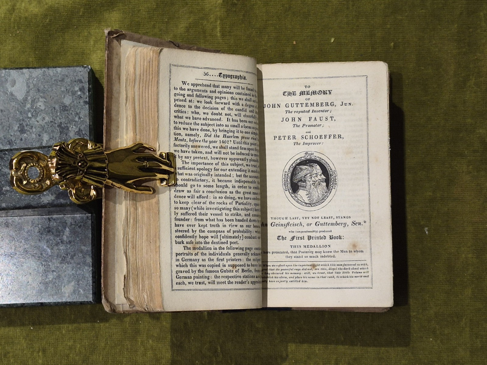 Typographia Or the Printers' Instructor - J Johnson , Longman 1824 HC7